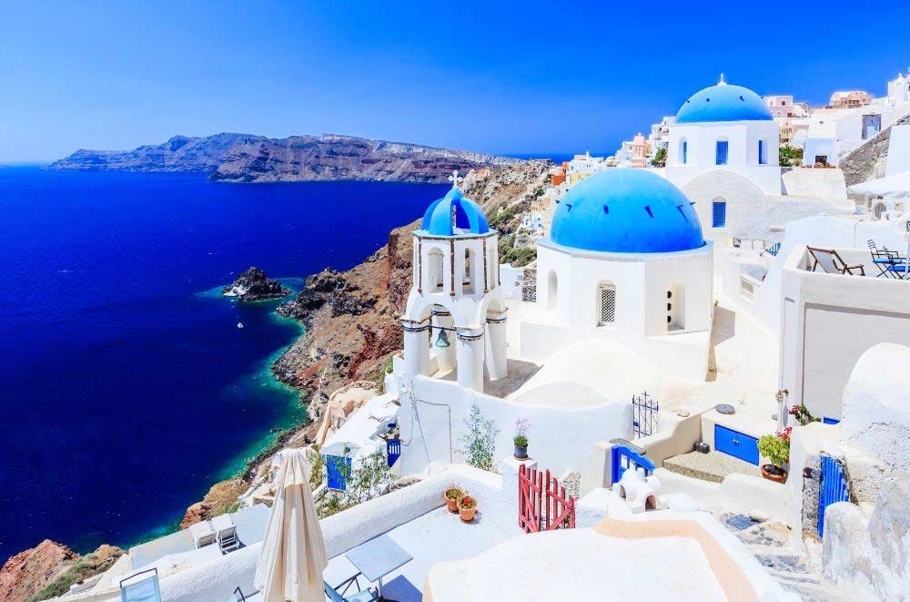 Island Sanorini one of the most beautiful place in Greece and Europe to visit